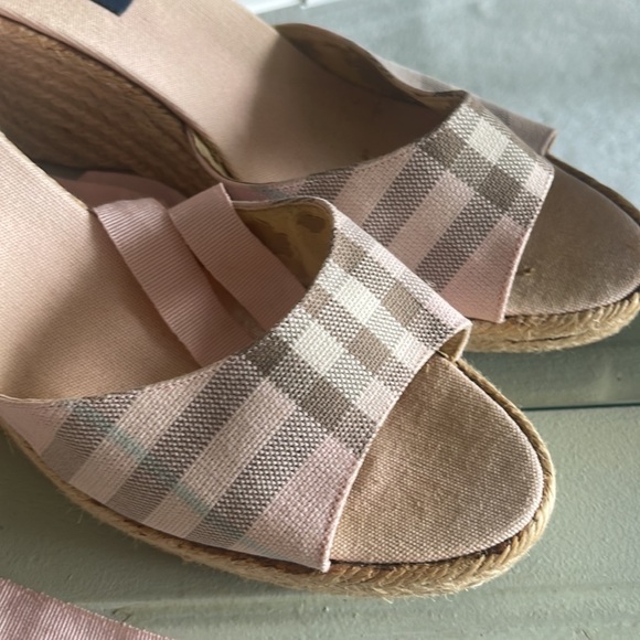 Burberry rattan wedge , pink - Picture 2 of 7